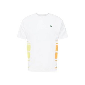 Lacoste Sport Funkční tričko  žlutá / oranžová / bílá