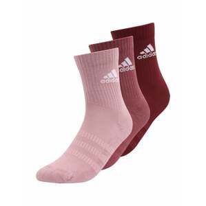 ADIDAS SPORTSWEAR Sportovní ponožky 'CUSH'  růžová / vínově červená / melounová / bílá