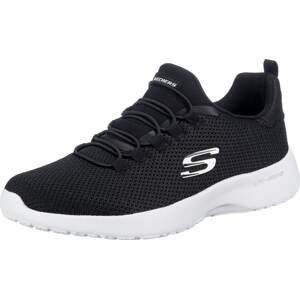 SKECHERS Slip on boty 'Dynamight'  černá / bílá