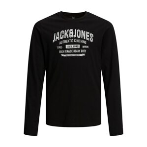 Jack & Jones Junior Tričko  černá / bílá