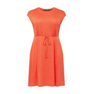 Vero Moda Curve Šaty 'JUNE'  oranžově červená