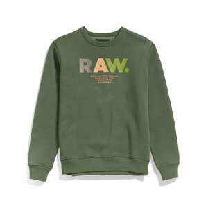 G-Star RAW Mikina  zelená / mix barev