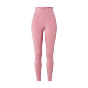 NIKE Sportovní kalhoty  pastelově růžová / bílá