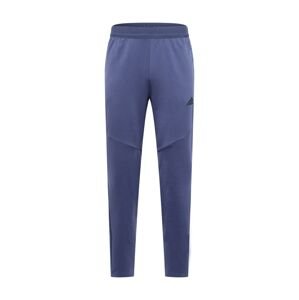 ADIDAS PERFORMANCE Sportovní kalhoty 'Yoga'  chladná modrá / černá