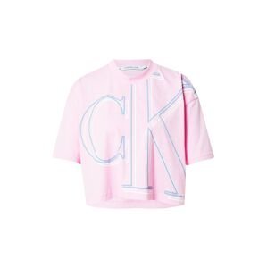 Calvin Klein Jeans Tričko  světlemodrá / růžová / bílá