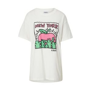 Cotton On Oversized tričko  světle zelená / pink / černá / bílá