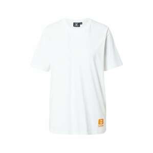 Hummel Funkční tričko 'Leon'  oranžová / bílá