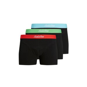 JACK & JONES Boxerky  světlemodrá / světle zelená / červená / černá