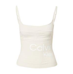 Calvin Klein Jeans Top  bílá / offwhite