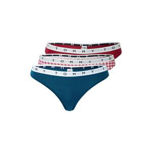 Tommy Hilfiger Underwear Tanga  modrá / rubínově červená / přírodní bílá