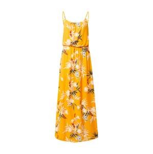 ONLY Letní šaty 'NOVA'  zlatě žlutá / bílá / khaki