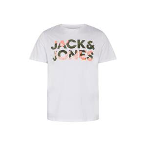 Jack & Jones Plus Tričko  bílá / mix barev