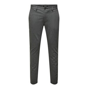 Only & Sons Chino kalhoty 'Mark'  černá / bílá