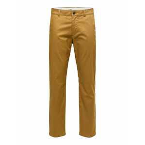 SELECTED HOMME Chino kalhoty 'Buckley'  okrová