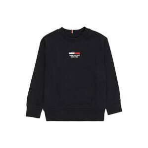 TOMMY HILFIGER Mikina  noční modrá / červená / bílá