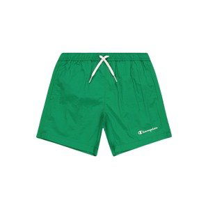 Champion Authentic Athletic Apparel Plavecké šortky  zelená / bílá