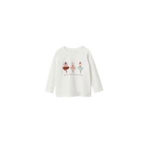 MANGO KIDS Tričko  offwhite / mix barev