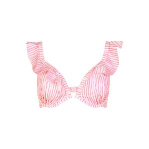 Hunkemöller Horní díl plavek 'JULIA'  pink / bílá