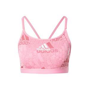 ADIDAS SPORTSWEAR Sportovní podprsenka  pitaya / světle růžová / bílá