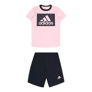 ADIDAS SPORTSWEAR Tepláková souprava  růžová / černá