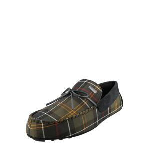 Barbour Slipper 'Kurila'  tmavě zelená / světle šedá / oranžová / burgundská červeň