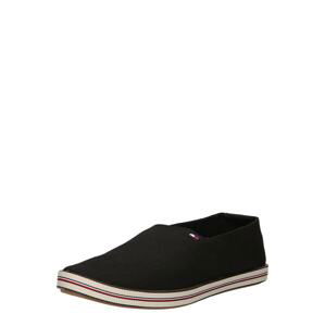 TOMMY HILFIGER Slip on boty  černá