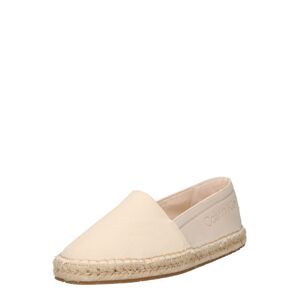 Calvin Klein Espadrilky  krémová / tělová