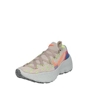 Nike Sportswear Tenisky 'Space Hippie'  modrá / kámen / svítivě zelená / oranžová