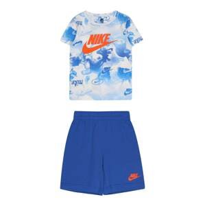 Nike Sportswear Joggingová souprava  královská modrá / bílá / svítivě oranžová / tyrkysová