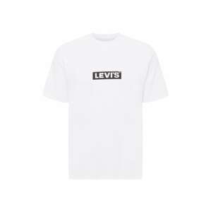 LEVI'S Tričko 'LSE_SS RELAXED FIT TEE NEUTRALS'  černá / bílá