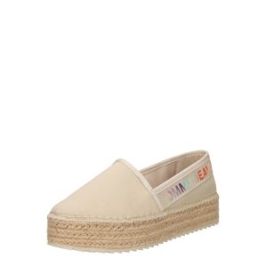 Tommy Jeans Espadrilky  béžová / tyrkysová / švestková / červená