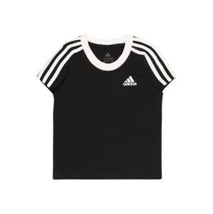 ADIDAS PERFORMANCE Funkční tričko  černá / bílá