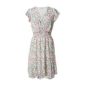 Hailys Letní šaty 'Serena'  světle zelená / růže / černá / offwhite
