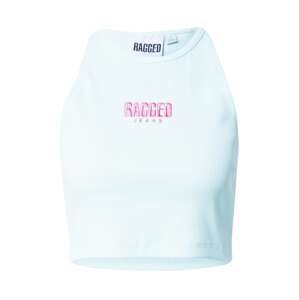 The Ragged Priest Top 'BEING'  azurová / pink