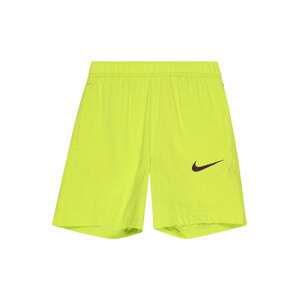 NIKE Sportovní kalhoty  limone / černá