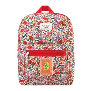 Cath Kidston Batoh 'Brave Soul'  krémová / oranžově červená / černá / nebeská modř