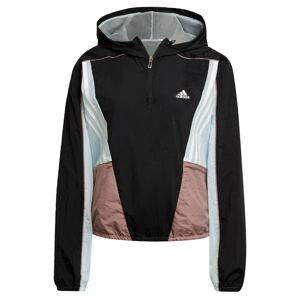 ADIDAS PERFORMANCE Sportovní bunda  hnědá / mátová / černá