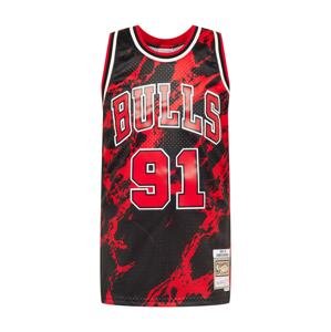 Mitchell & Ness Tričko 'Bulls'  červená / černá / bílá