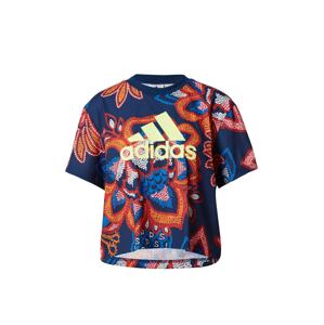 ADIDAS PERFORMANCE Funkční tričko 'Farm'  modrá / světle žlutá / oranžová / růžová