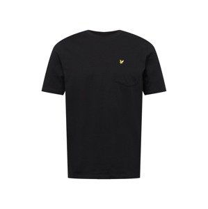 Lyle & Scott Tričko  žlutá / černá