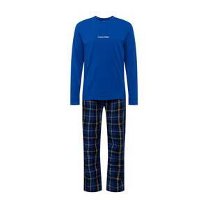Calvin Klein Underwear Pyžamo dlouhé  modrá / černá / bílá