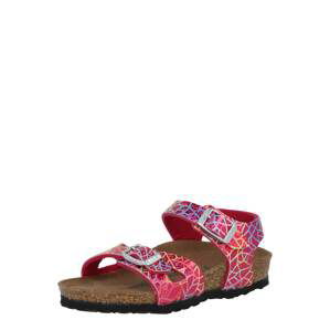 BIRKENSTOCK Sandály 'Rio'  modrá / žlutá / zelená / pink