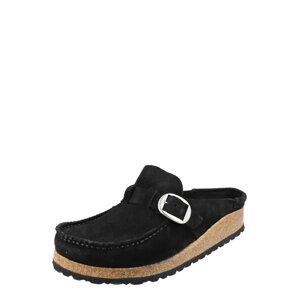 BIRKENSTOCK Pantofle 'Buckley'  černá / stříbrná