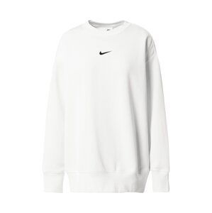 Nike Sportswear Mikina  černá / bílá