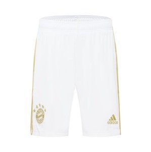 ADIDAS PERFORMANCE Sportovní kalhoty  zlatá / bílá