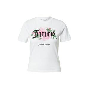 Juicy Couture Tričko 'HYSTERIS'  zelená / růžová / černá / bílá