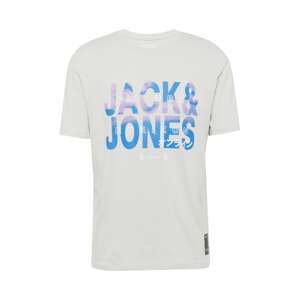 JACK & JONES Tričko 'FUTURE'  světlemodrá / fialová / bílá