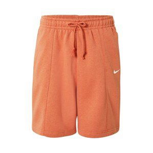 Nike Sportswear Kalhoty  oranžově červená / bílá