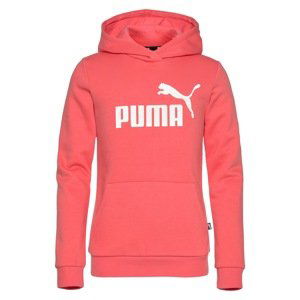 PUMA Mikina  korálová / bílá