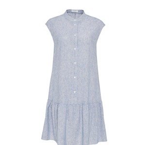 OPUS Košilové šaty 'Wilose'  modrá / bílá